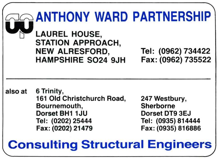 ANTHONY WARD PARTNERSHIP - Structural Engineers
