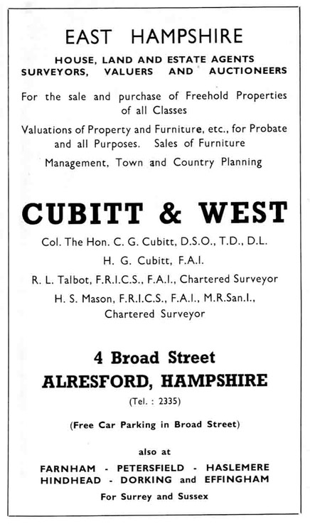 CUBITT & WEST - Estate Agent