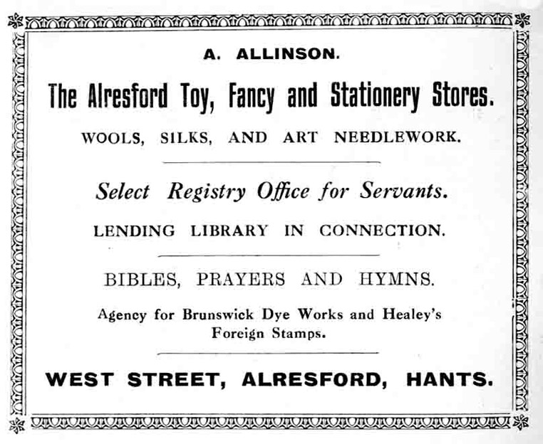 A. ALLINSON - Toys & Fancy Goods