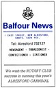 BALFOUR NEWS - Newsagent