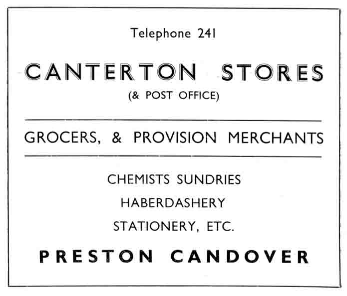 CANTERTON STORES - Grocer & Post Office