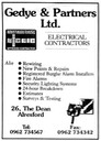 GEDYE & PARTNERS [2] - Electrical Contractors
