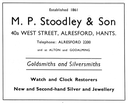 M. P. STOODLEY & Son [1] - Jeweller