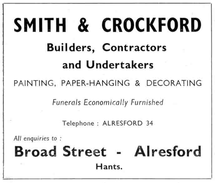 SMITH & CROCKFORD - Builder & Undertaker